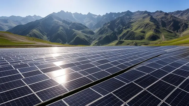 Utility-scale solar plant in Georgia